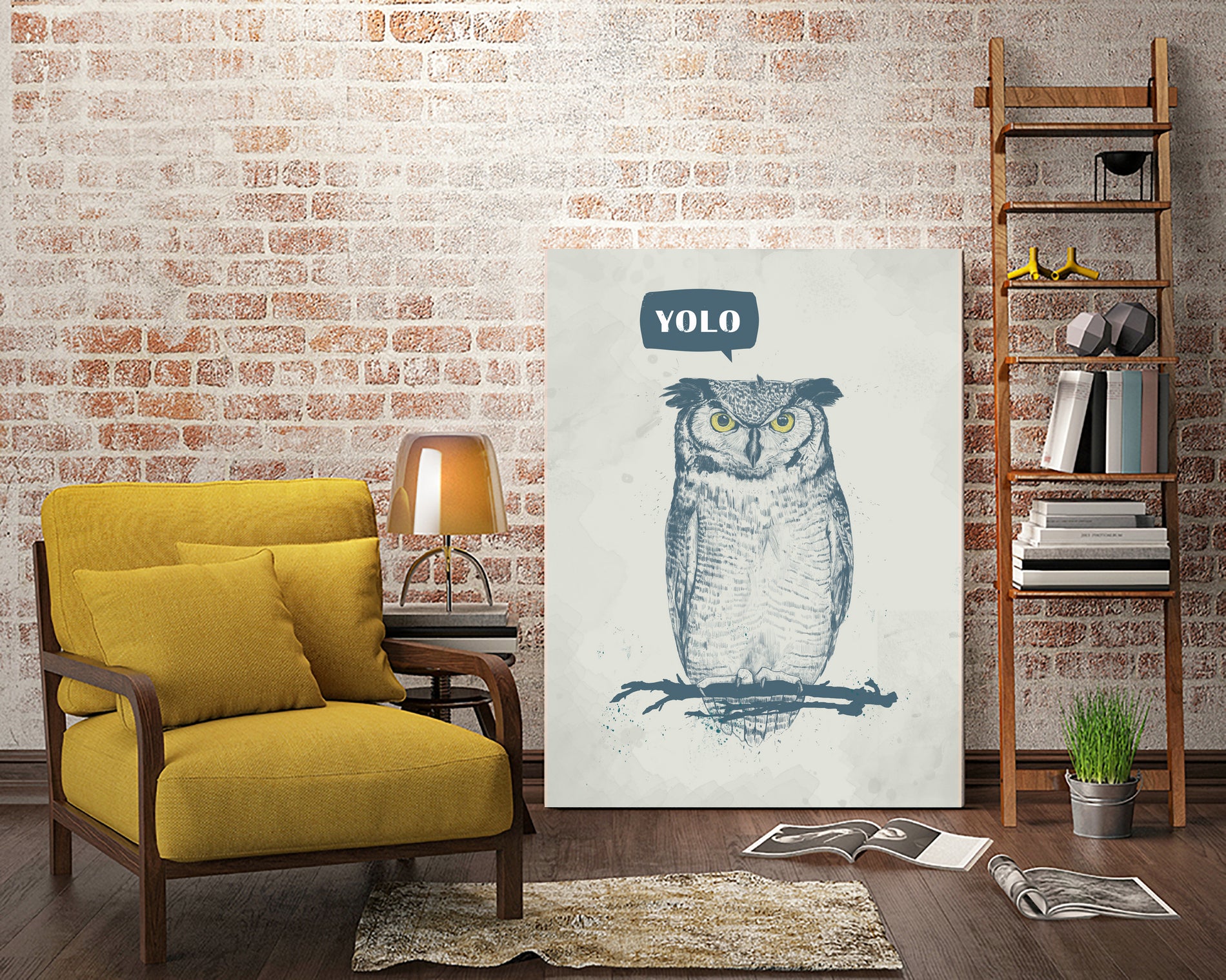 YOLO by Solti Balázs on GIANT ART - gray digital drawing