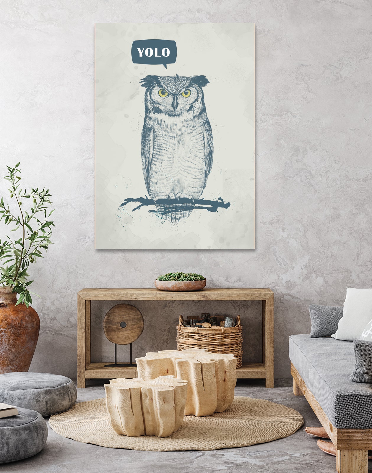 YOLO by Solti Balázs on GIANT ART - gray digital drawing