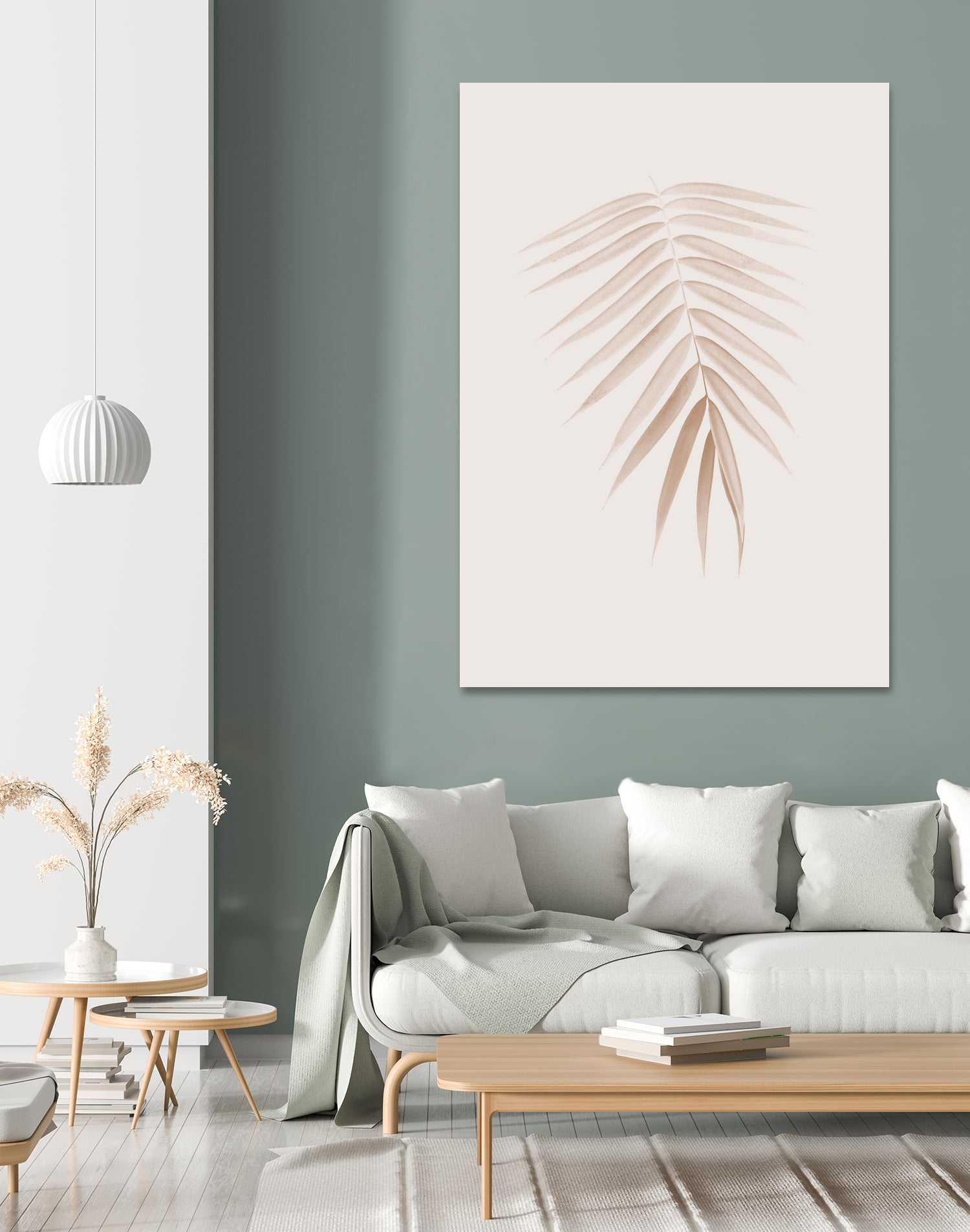Palm Leaf Finesse #1 #minimal #tropical #decor #art by Anita & Bella Jantz on GIANT ART - brown photo illustration