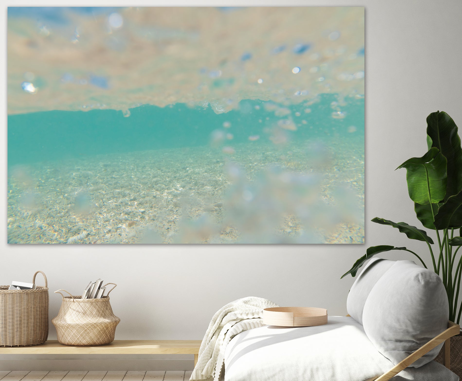Ocean Mermaid Sea Sparkles Dream 1 by AnitasBellasArt on GIANT ART - blue coastal