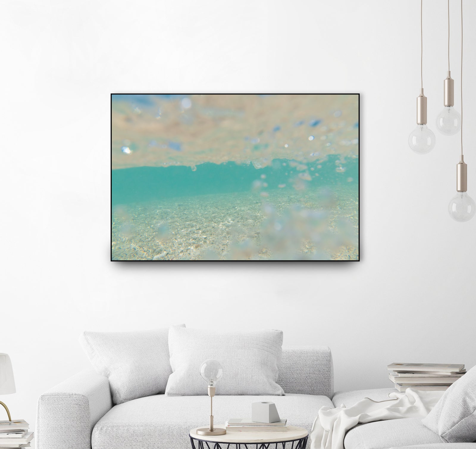 Ocean Mermaid Sea Sparkles Dream 1 by AnitasBellasArt on GIANT ART - blue coastal