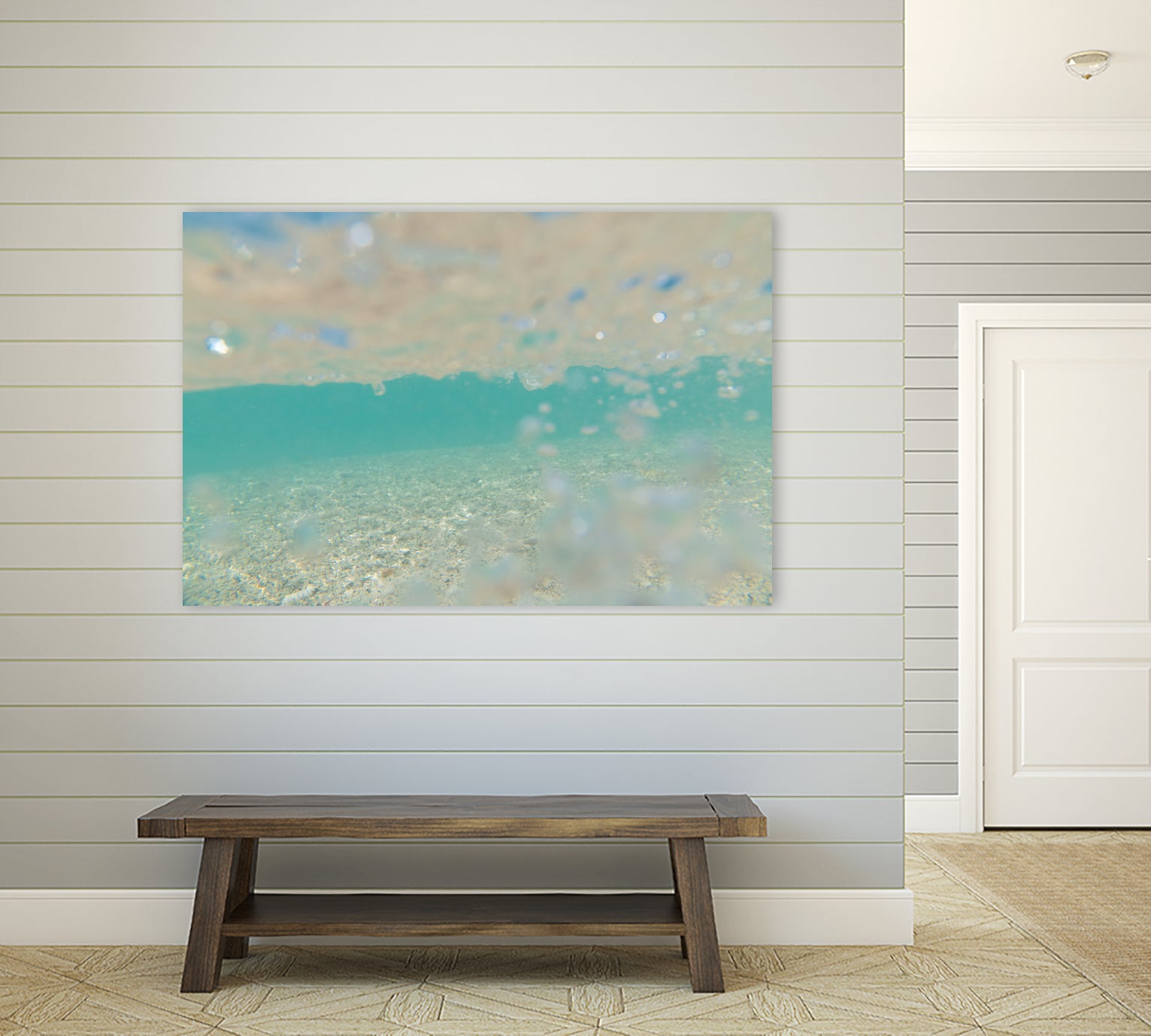 Ocean Mermaid Sea Sparkles Dream 1 by AnitasBellasArt on GIANT ART - blue coastal