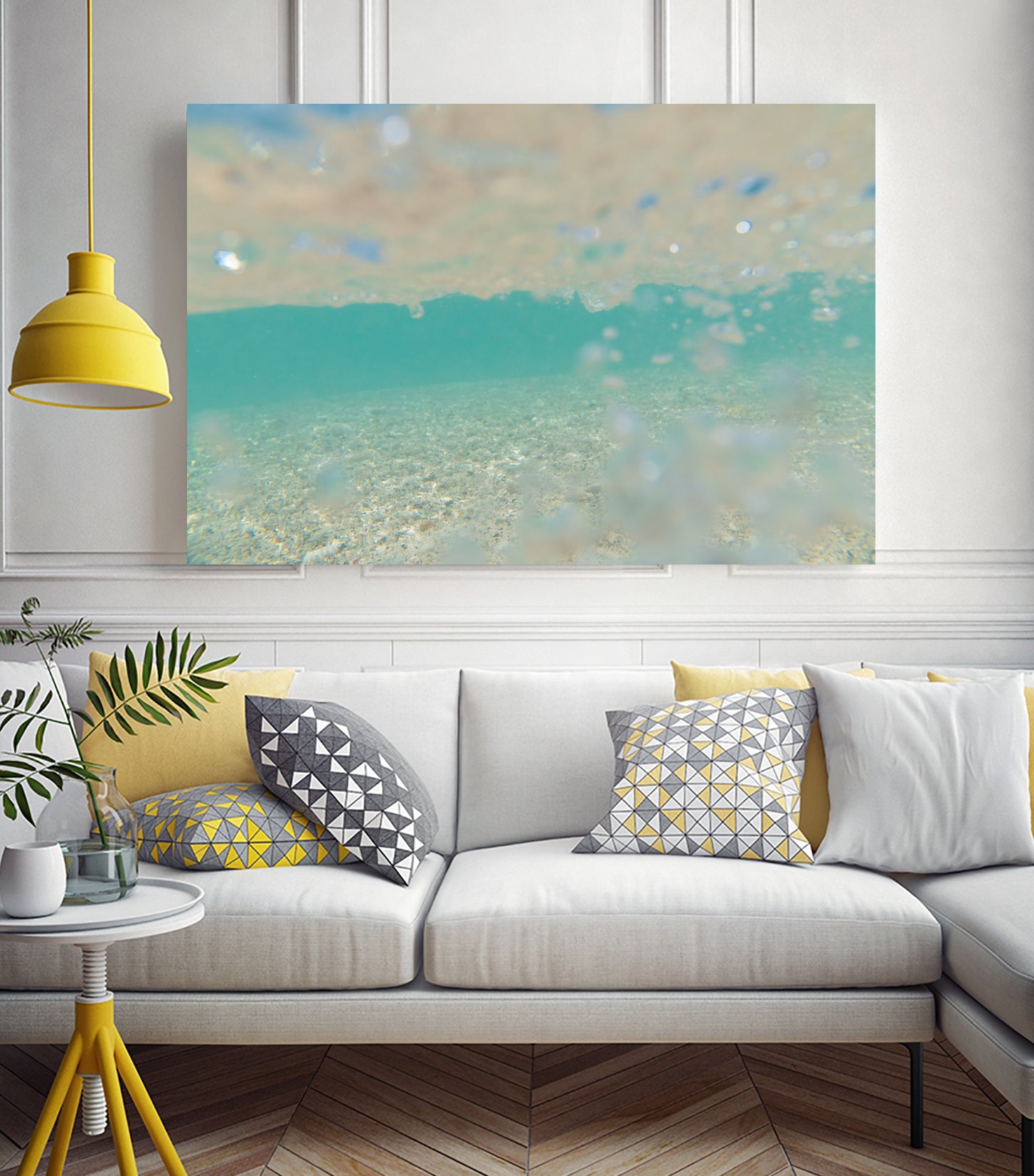 Ocean Mermaid Sea Sparkles Dream 1 by AnitasBellasArt on GIANT ART - blue coastal