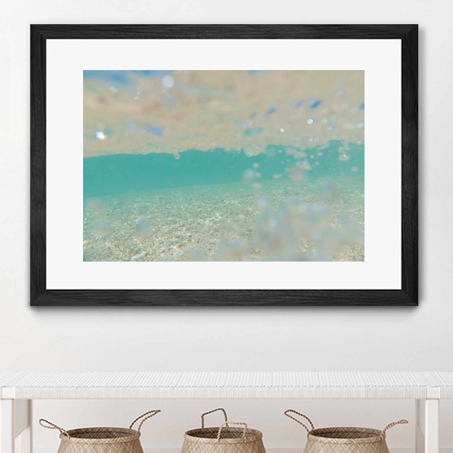 Ocean Mermaid Sea Sparkles Dream 1 by AnitasBellasArt on GIANT ART - blue coastal