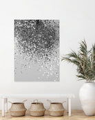 Soft Silver Gray Glitter #1 (Faux Glitter - Photography) by Anita & Bella Jantz on GIANT ART - gray photo illustration