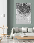 Soft Silver Gray Glitter #1 (Faux Glitter - Photography) by Anita & Bella Jantz on GIANT ART - gray photo illustration