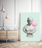 BUBBLE BUST by Jonas Loose on GIANT ART - green photo manipulation