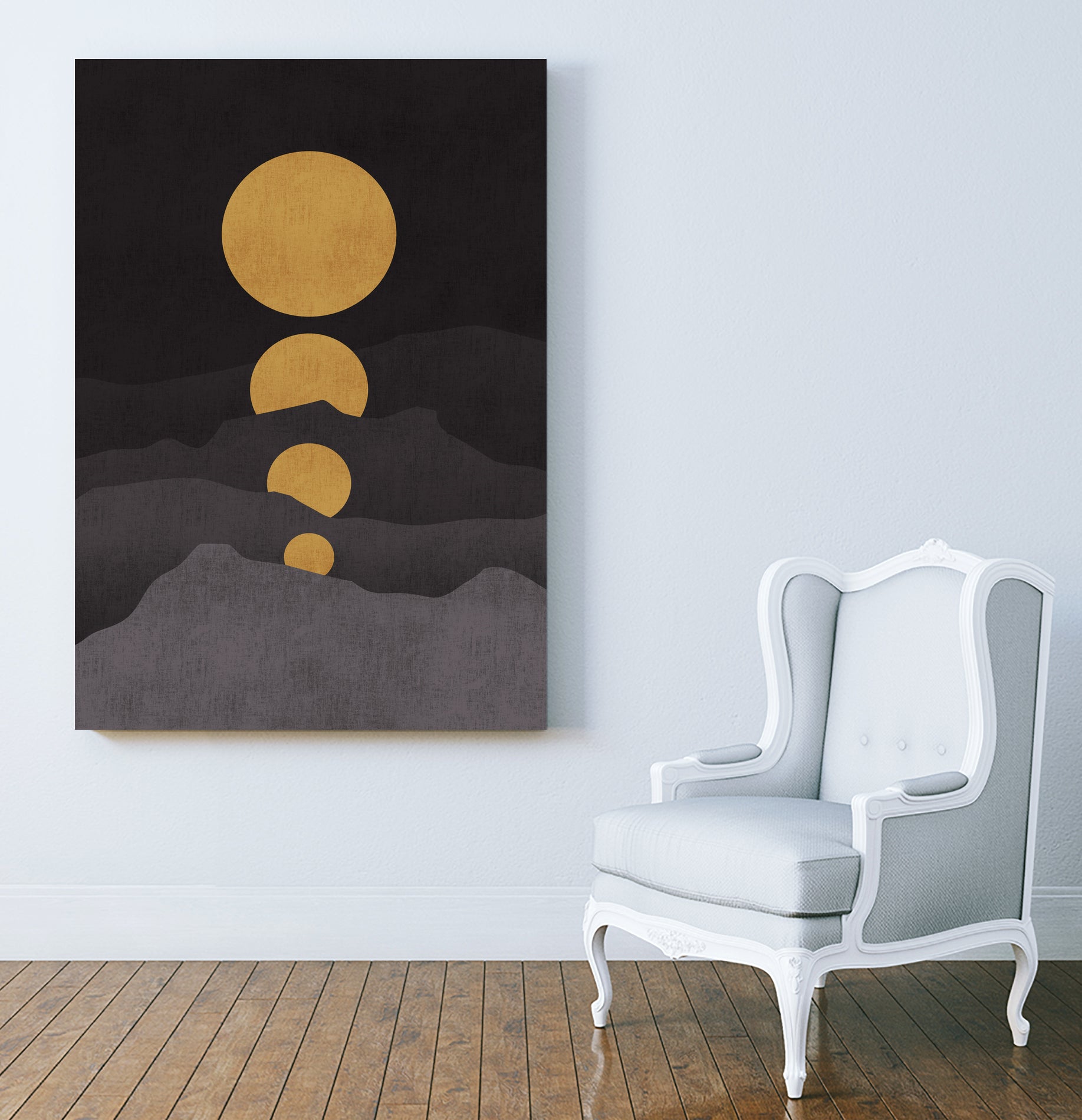 Rise of the Golden Moon by Budi Satria Kompoi on GIANT ART - mixed media