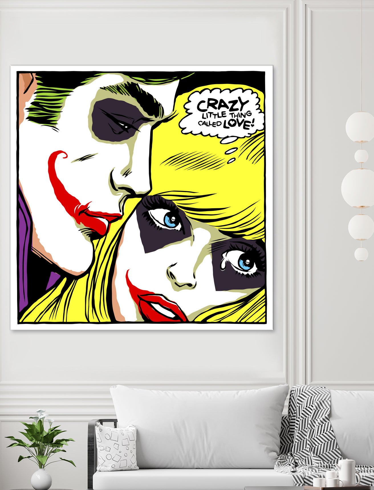 Crazy Little Thing Called Love by Bily Mariano da Luz on GIANT ART - yellow digital drawing