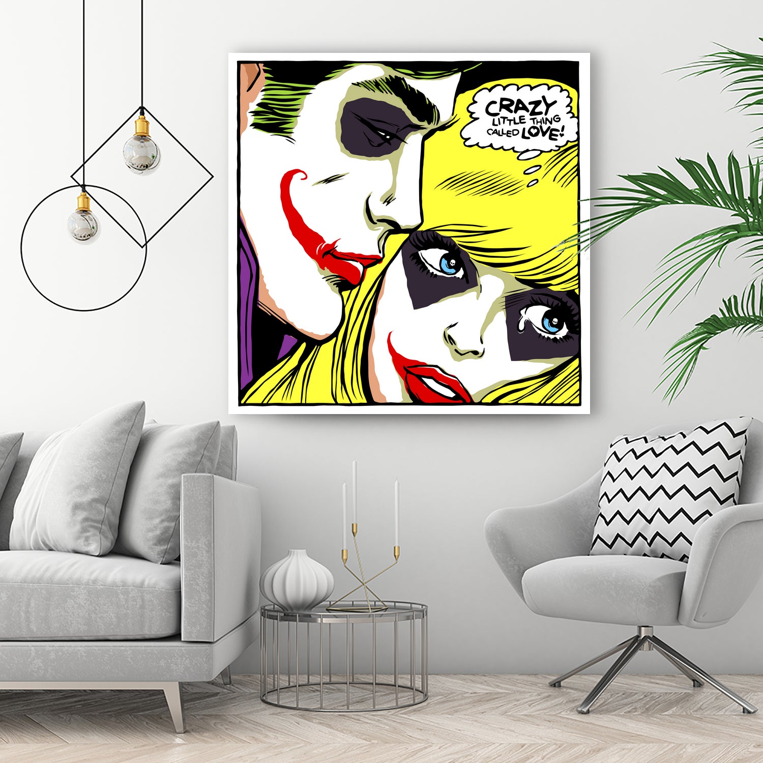 Crazy Little Thing Called Love by Bily Mariano da Luz on GIANT ART - yellow digital drawing