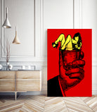 Bloody Bettie (On The Rockers) by Bily Mariano da Luz on GIANT ART - red vector illustration