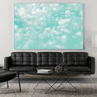 Underwater Caribbean Bubbles Dream 1 by AnitasBellasArt on GIANT ART - blue coastal