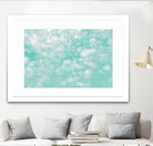Underwater Caribbean Bubbles Dream 1 by AnitasBellasArt on GIANT ART - blue coastal