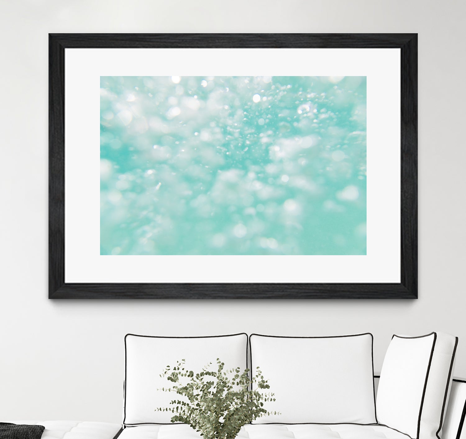 Underwater Caribbean Bubbles Dream 1 by AnitasBellasArt on GIANT ART - blue coastal