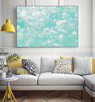 Underwater Caribbean Bubbles Dream 1 by AnitasBellasArt on GIANT ART - blue coastal