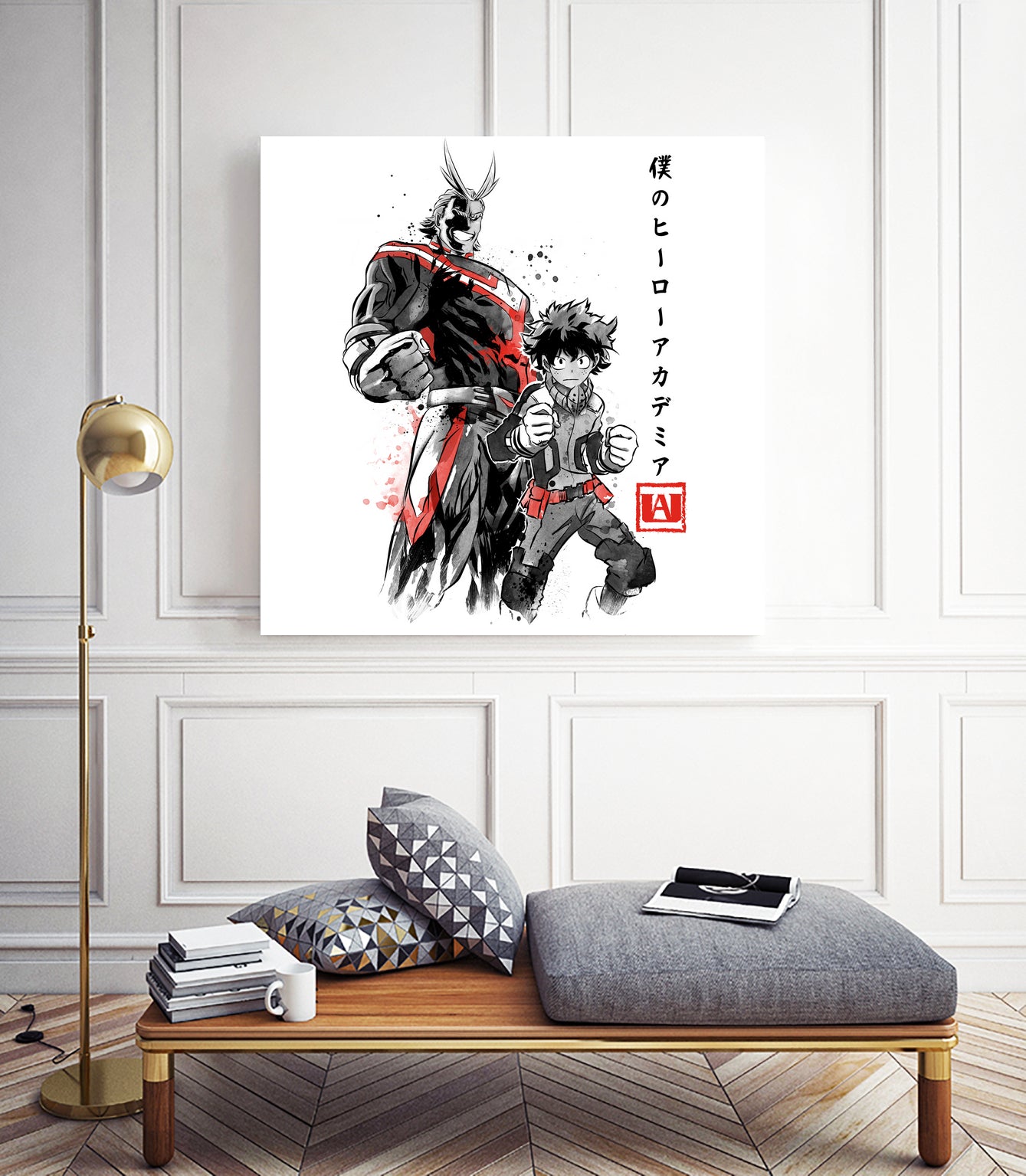 Hero Academy sumi-e by Antonio Camarena on GIANT ART - white digital painting
