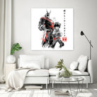 Hero Academy sumi-e by Antonio Camarena on GIANT ART - white digital painting