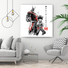 Hero Academy sumi-e by Antonio Camarena on GIANT ART - white digital painting