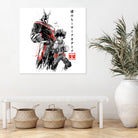 Hero Academy sumi-e by Antonio Camarena on GIANT ART - white digital painting