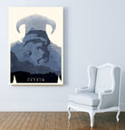 Skyrim II by Ryan Ripley on GIANT ART - blue digital drawing