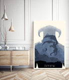 Skyrim II by Ryan Ripley on GIANT ART - blue digital drawing