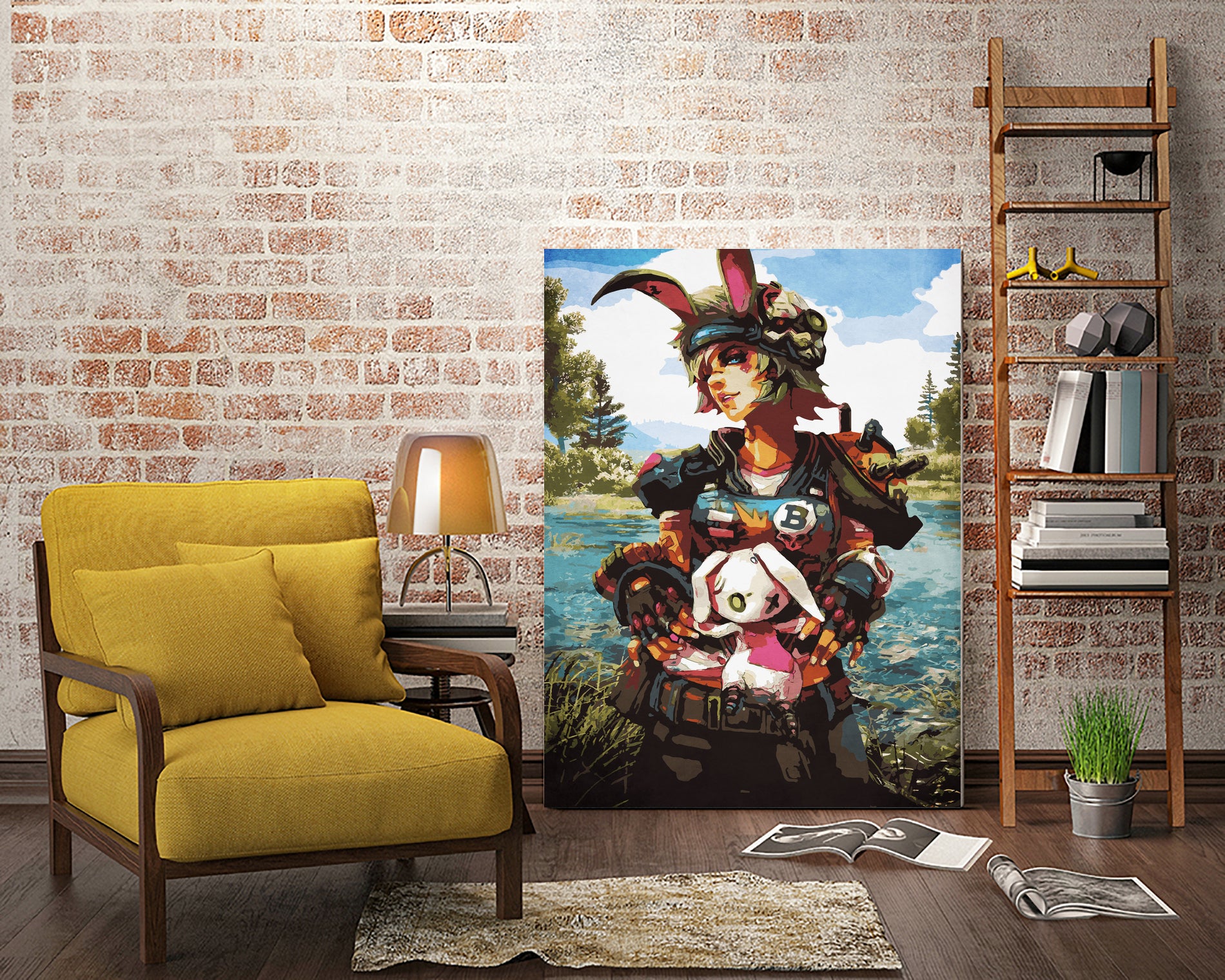 borderlands tiny tina by Durro Art on GIANT ART - green character design