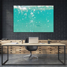 Underwater Caribbean Bubbles Dream 2 by ©AnitasBellasArt on GIANT ART - blue coastal sea,ocean,turquoise,water