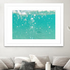 Underwater Caribbean Bubbles Dream 2 by ©AnitasBellasArt on GIANT ART - blue coastal sea,ocean,turquoise,water