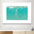 Underwater Caribbean Bubbles Dream 2 by ©AnitasBellasArt on GIANT ART - blue coastal sea,ocean,turquoise,water