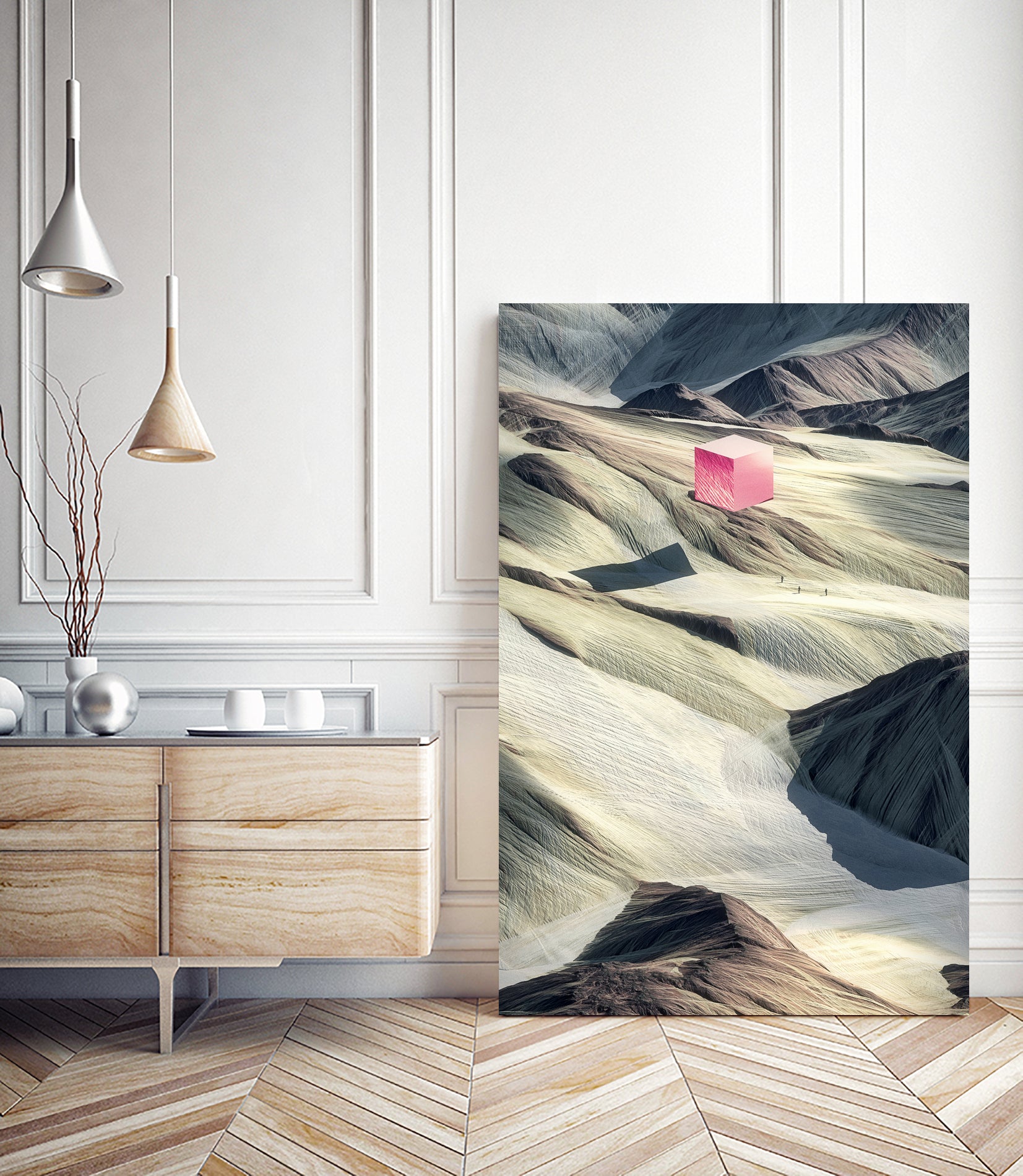 Shapes in Nature 1 by . Chaotic Atmospheres on GIANT ART - yellow 3d art