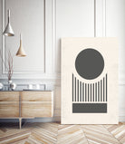 Mid Century Modern Geometry 02 by Studio North on GIANT ART - black digital drawing