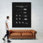Toothbrush Patent - Black by Finlay McNevin on GIANT ART - black typography