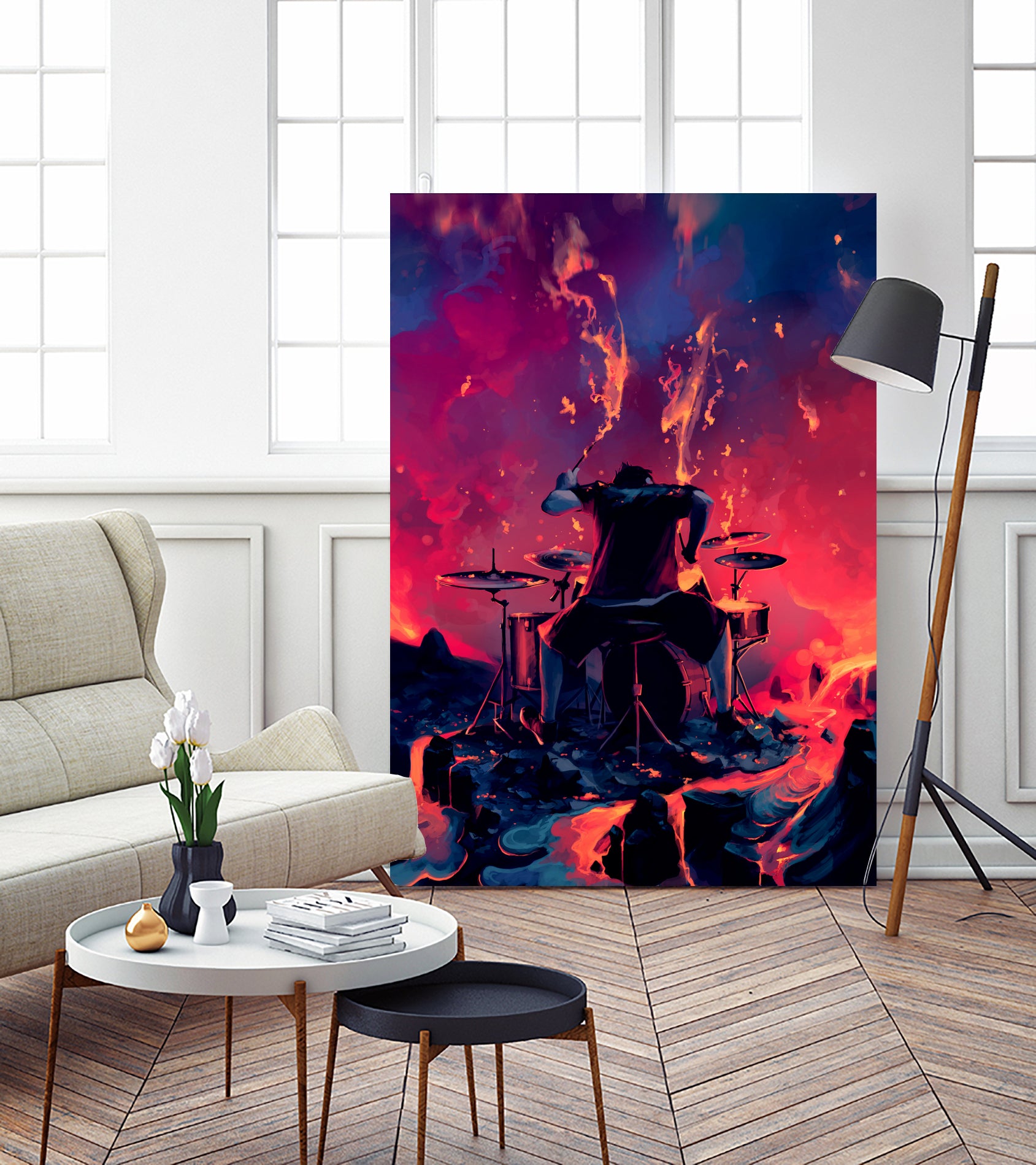 Rage by Cyril Rolando on GIANT ART - red digital painting