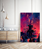 Rage by Cyril Rolando on GIANT ART - red digital painting