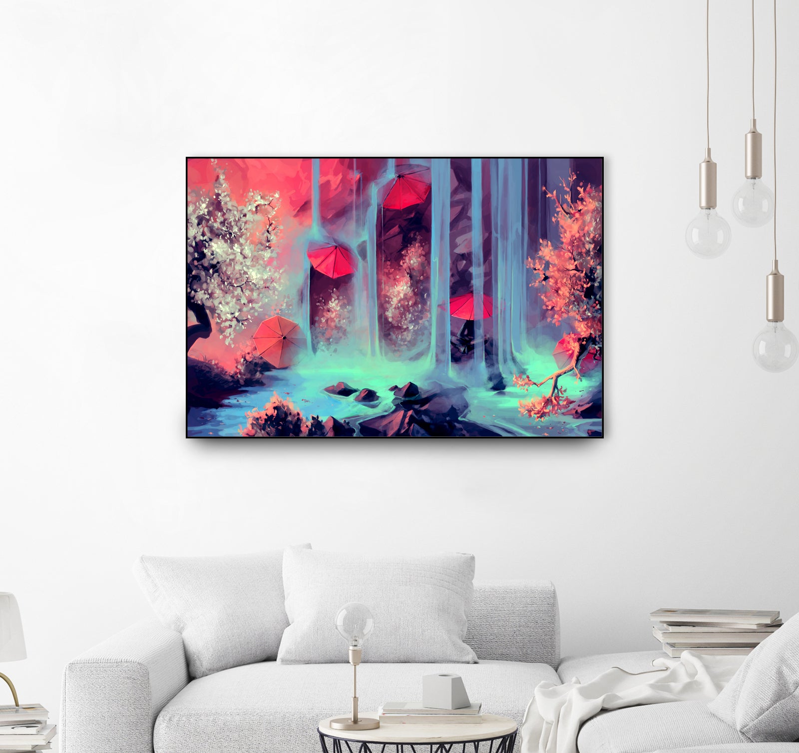 Protect me from what I want by Cyril Rolando on GIANT ART - pink digital painting