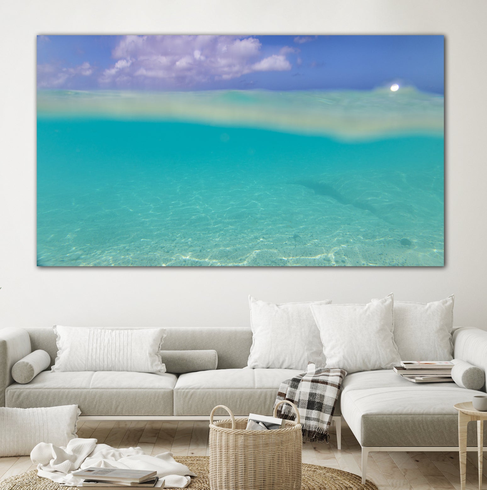 Underwater Caribbean Sea Dream 1 by ©AnitasBellasArt on GIANT ART - blue coastal sea,ocean,turquoise,water