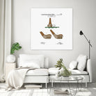 Golf Club Patent by Finlay McNevin on GIANT ART - white typography