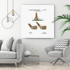 Golf Club Patent by Finlay McNevin on GIANT ART - white typography