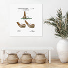 Golf Club Patent by Finlay McNevin on GIANT ART - white typography
