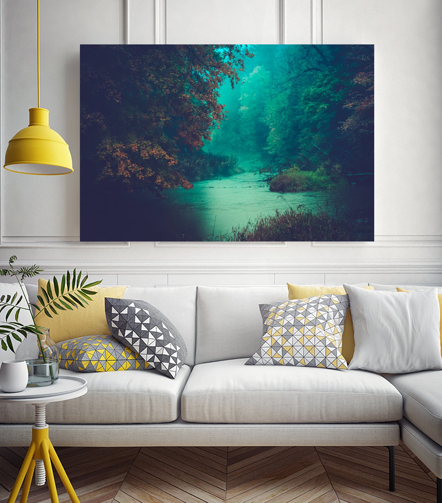 Sanctuary by Kristin Hunt on GIANT ART - blue processing/programming