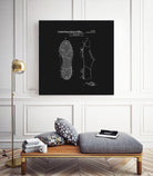 Baseball Cleat Patent - Black by Finlay McNevin on GIANT ART - black typography