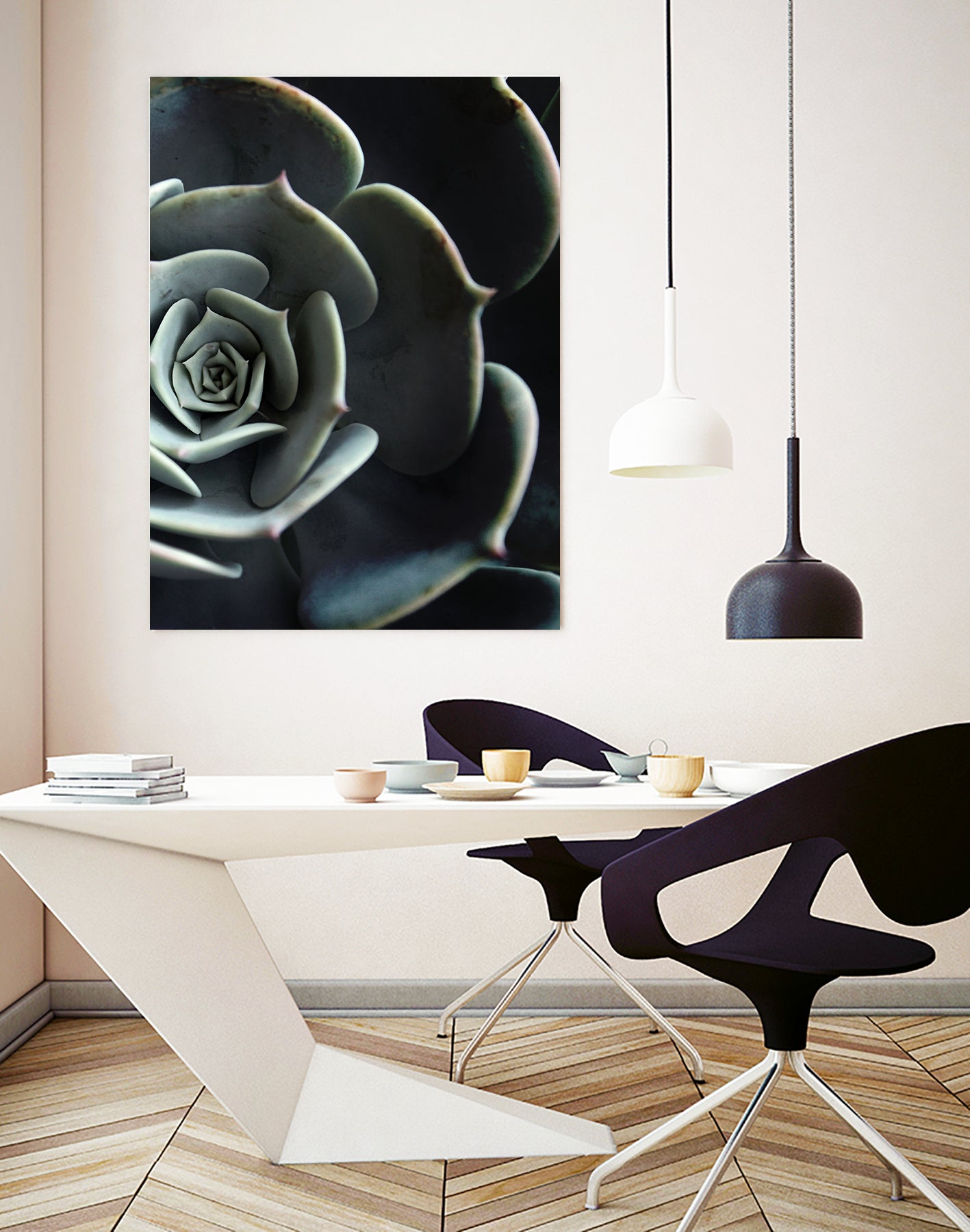 DARKSIDE OF SUCCULENTS XVI-B by Pia Schneider on GIANT ART - black photo manipulation