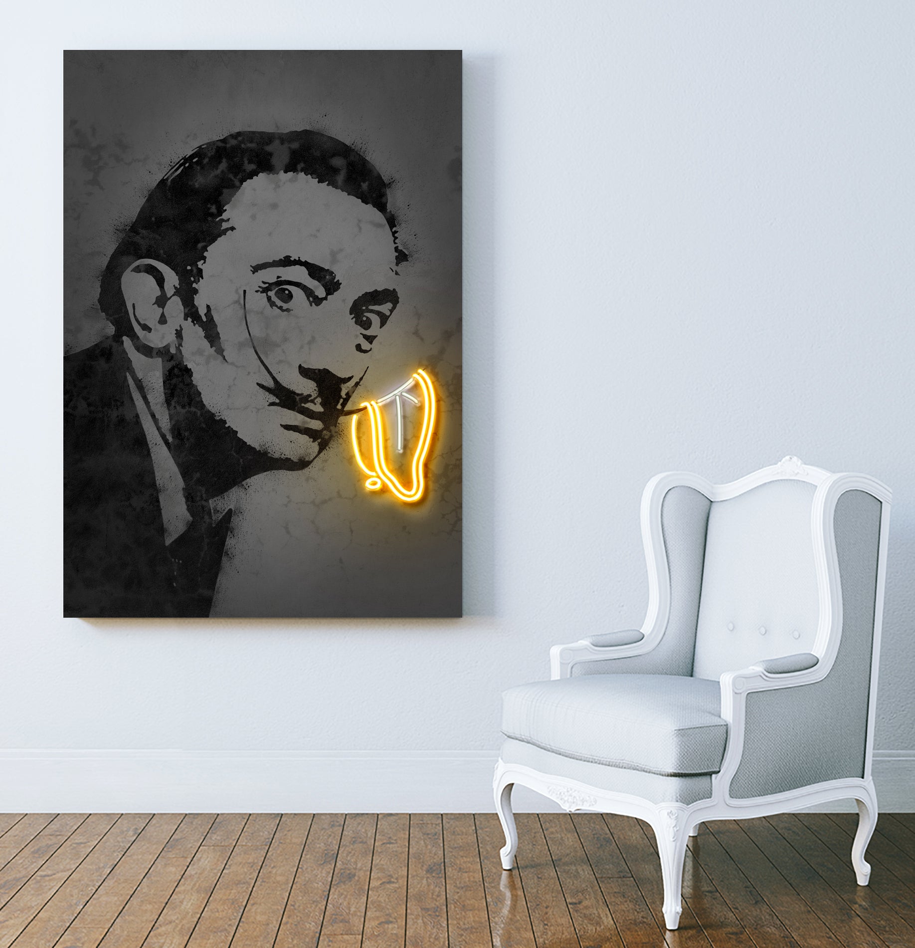 Dali by Octavian Mihai Mielu on GIANT ART - gray photo manipulation