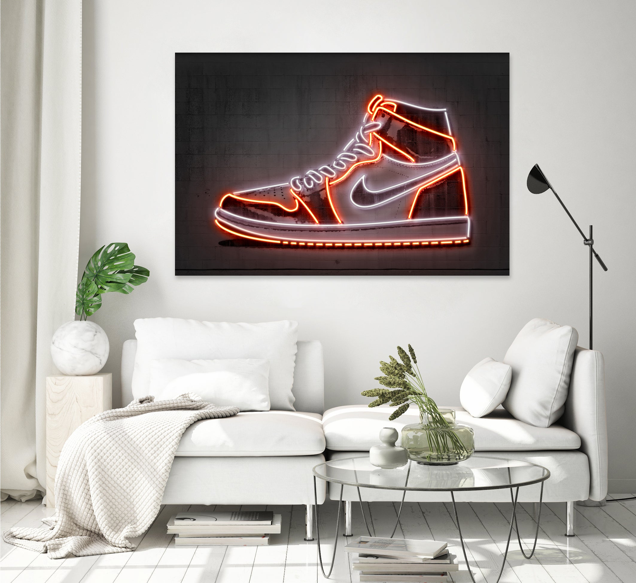 Jordan I by Octavian Mihai Mielu on GIANT ART - red photo manipulation