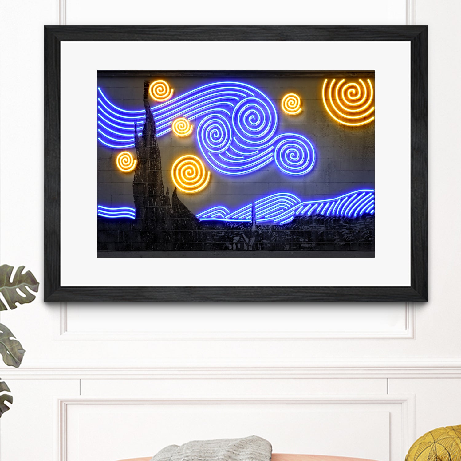 Starry Night by Octavian Mihai Mielu on GIANT ART - blue photo manipulation