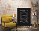 Board Game Patent - Black by Finlay McNevin on GIANT ART - black typography