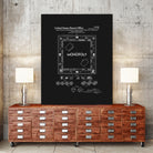 Board Game Patent - Black by Finlay McNevin on GIANT ART - black typography
