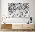 Classic White Marble Silver Glitter Glam #1 (Faux Glitter) by Anita & Bella Jantz on GIANT ART - white photo manipulation