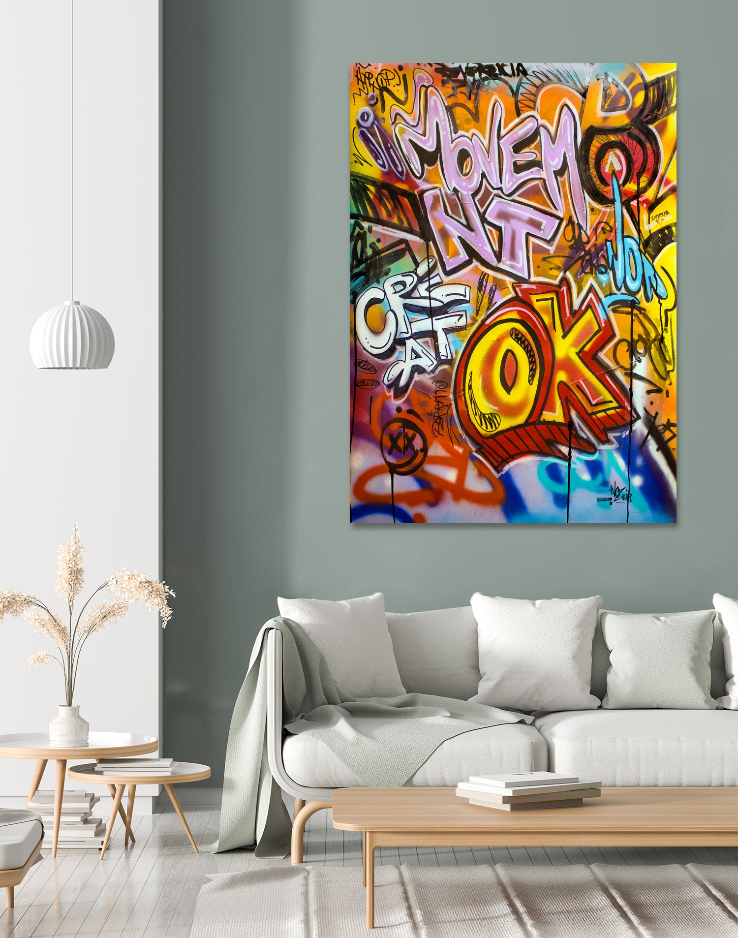 OK by Nozvvu vvu on GIANT ART - white typography