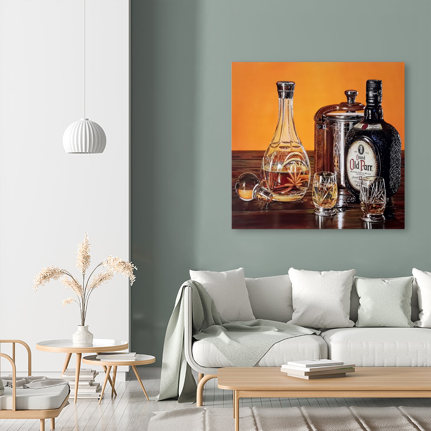 After Hours II by João Bello on GIANT ART - orange mixed media